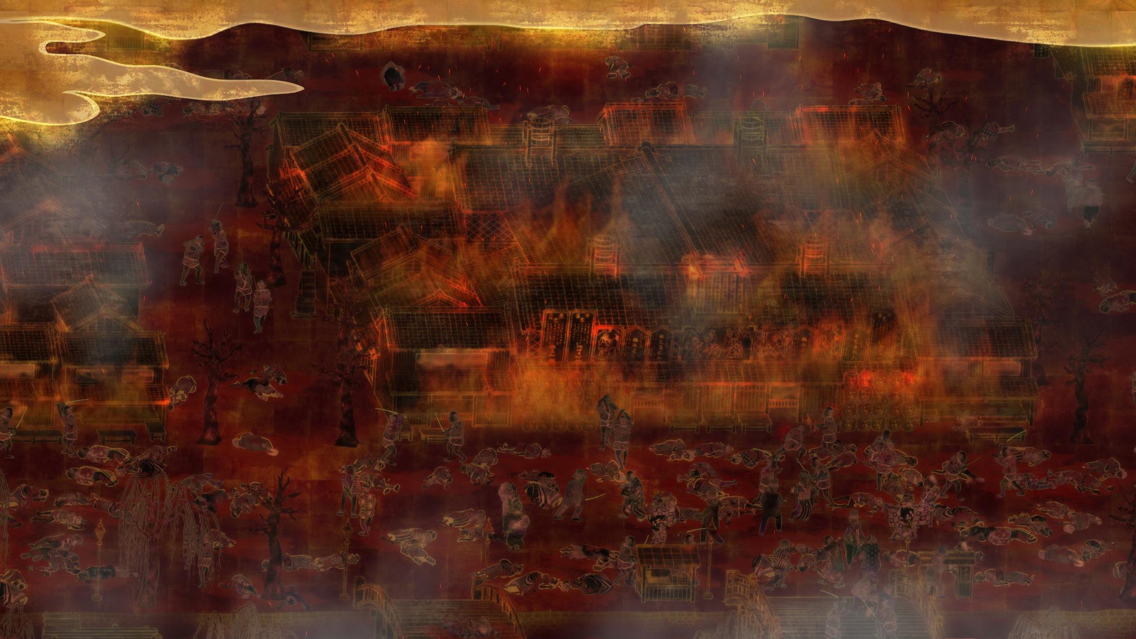 チームラボ《不可逆の世界》©チームラボ