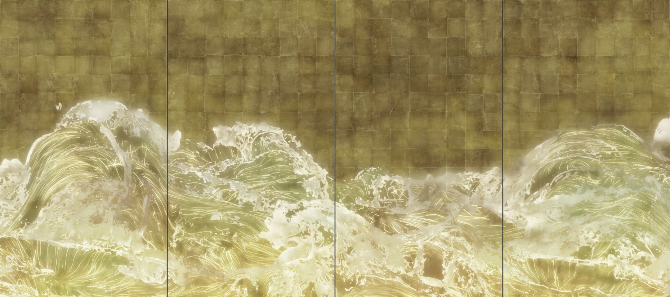 チームラボ《Waves of Light》© チームラボ