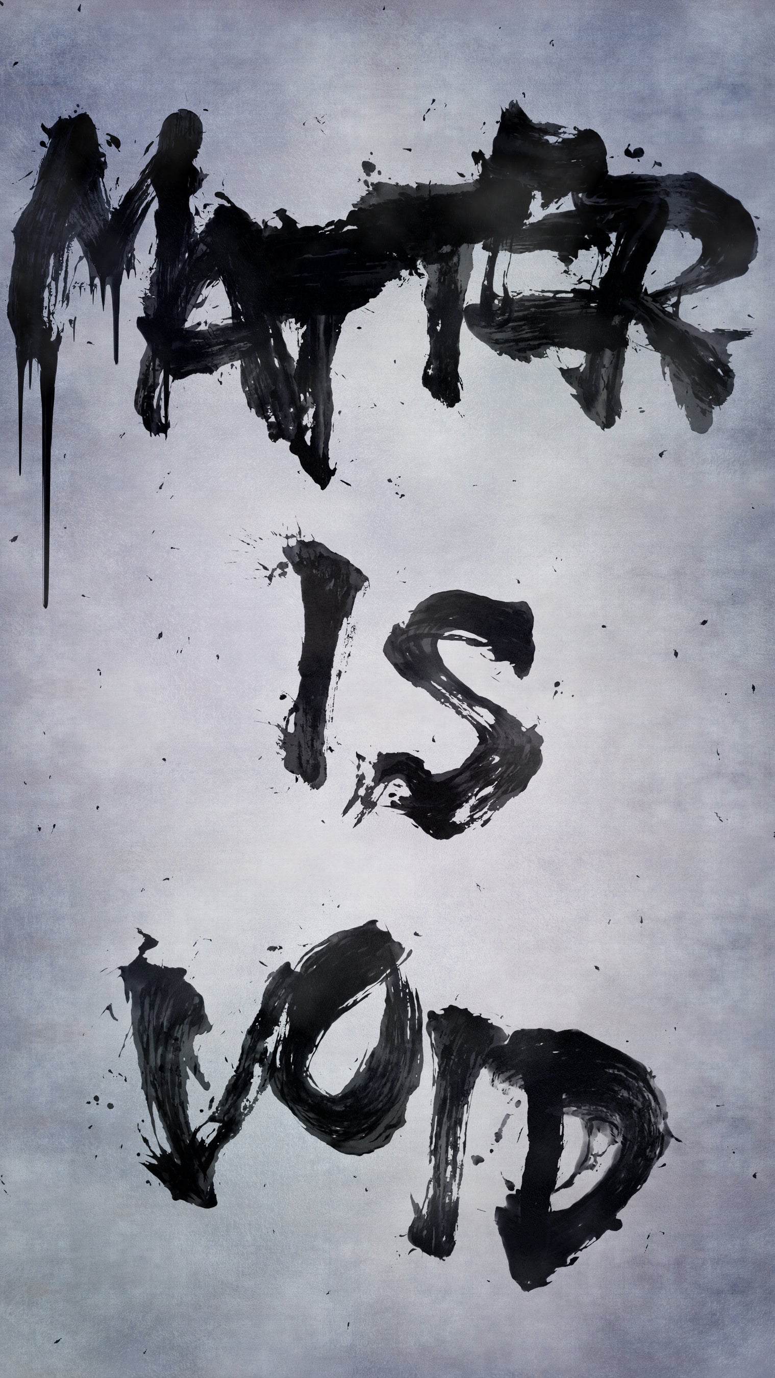 チームラボ《Matter is Void - Black in White》©チームラボ