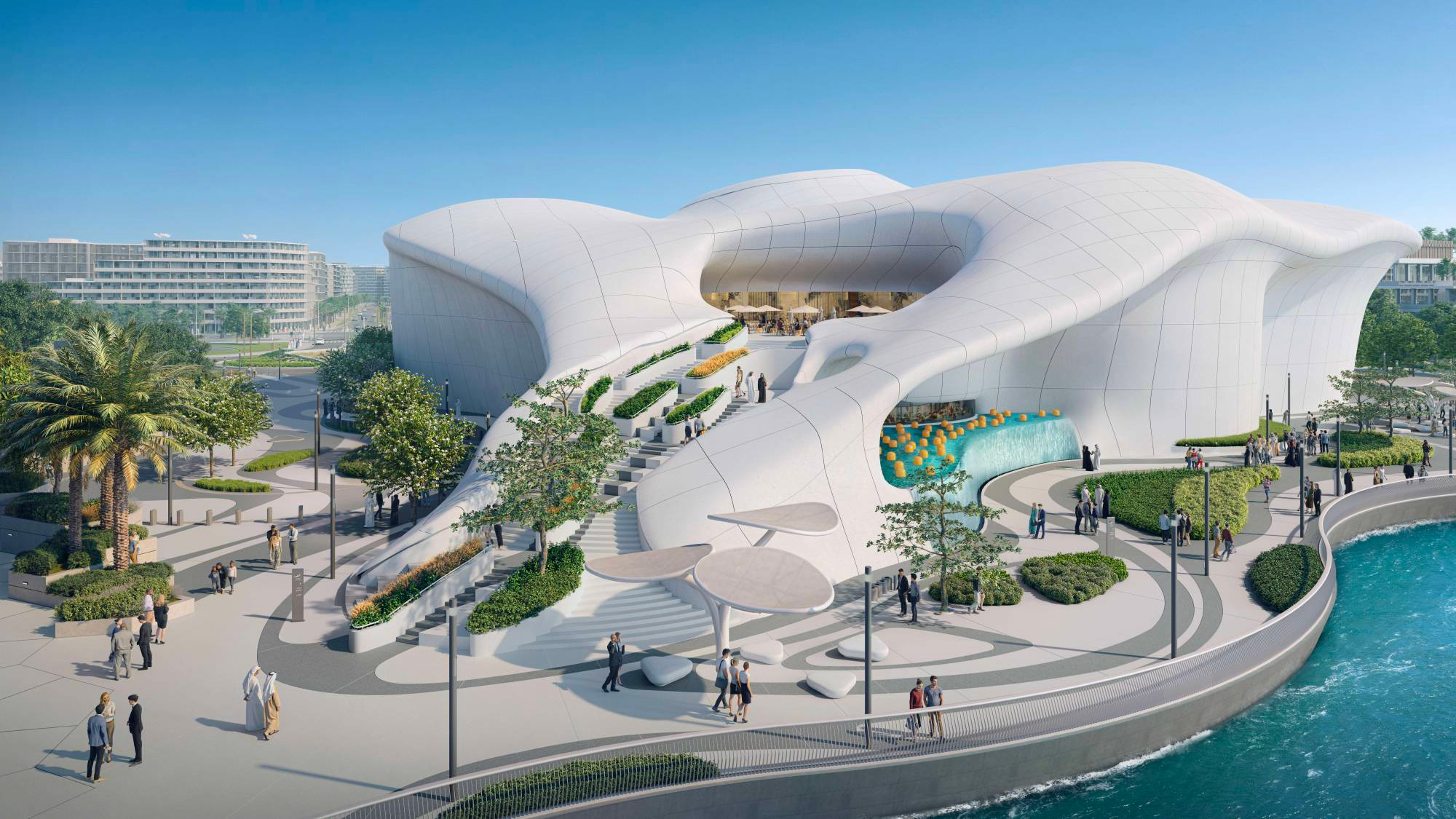 teamLab Phenomena Abu Dhabi の建築 © DCT Abu Dhabi