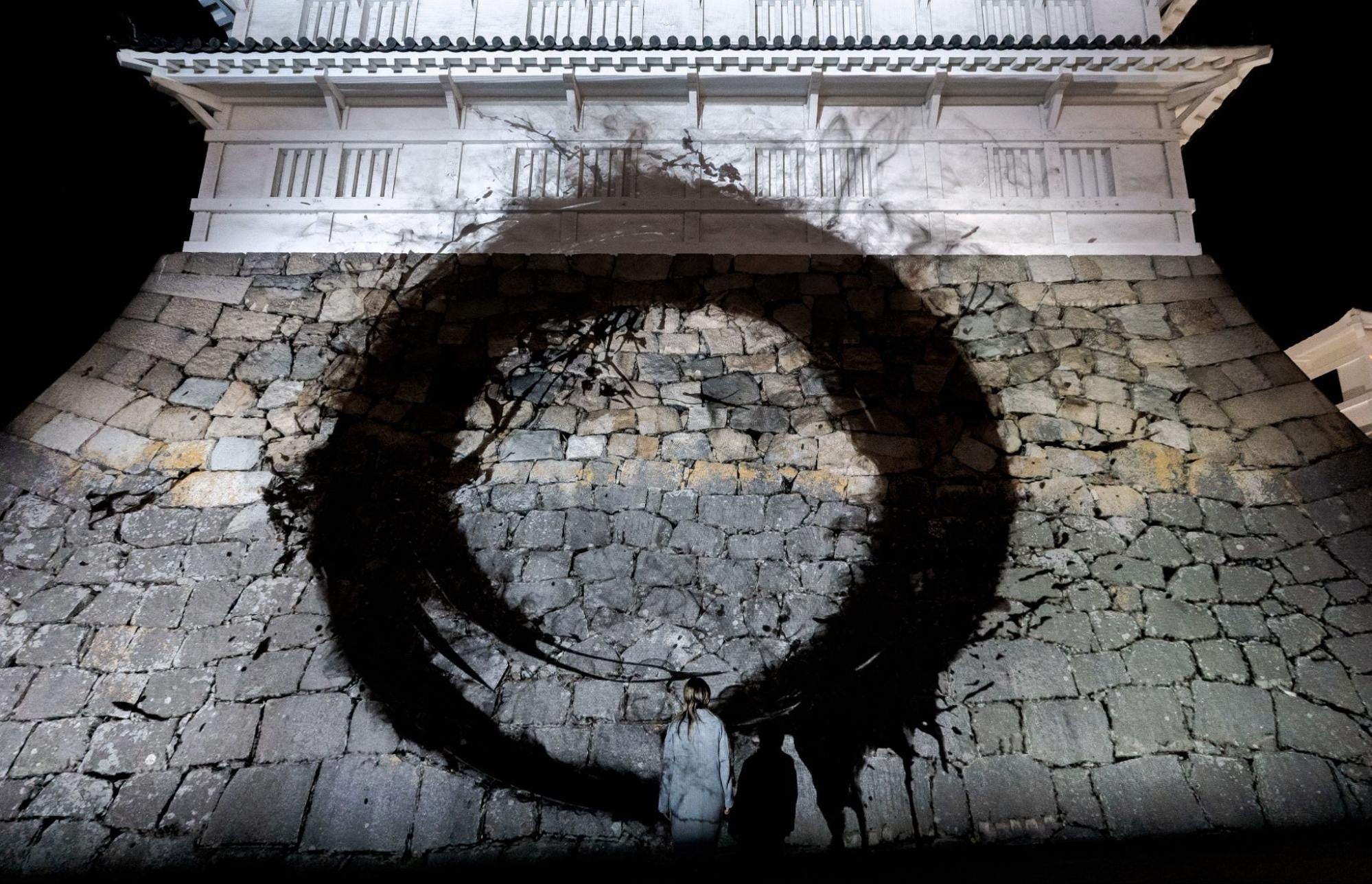 チームラボ《円相(仮)》©︎ チームラボ&nbsp; ※参考画像