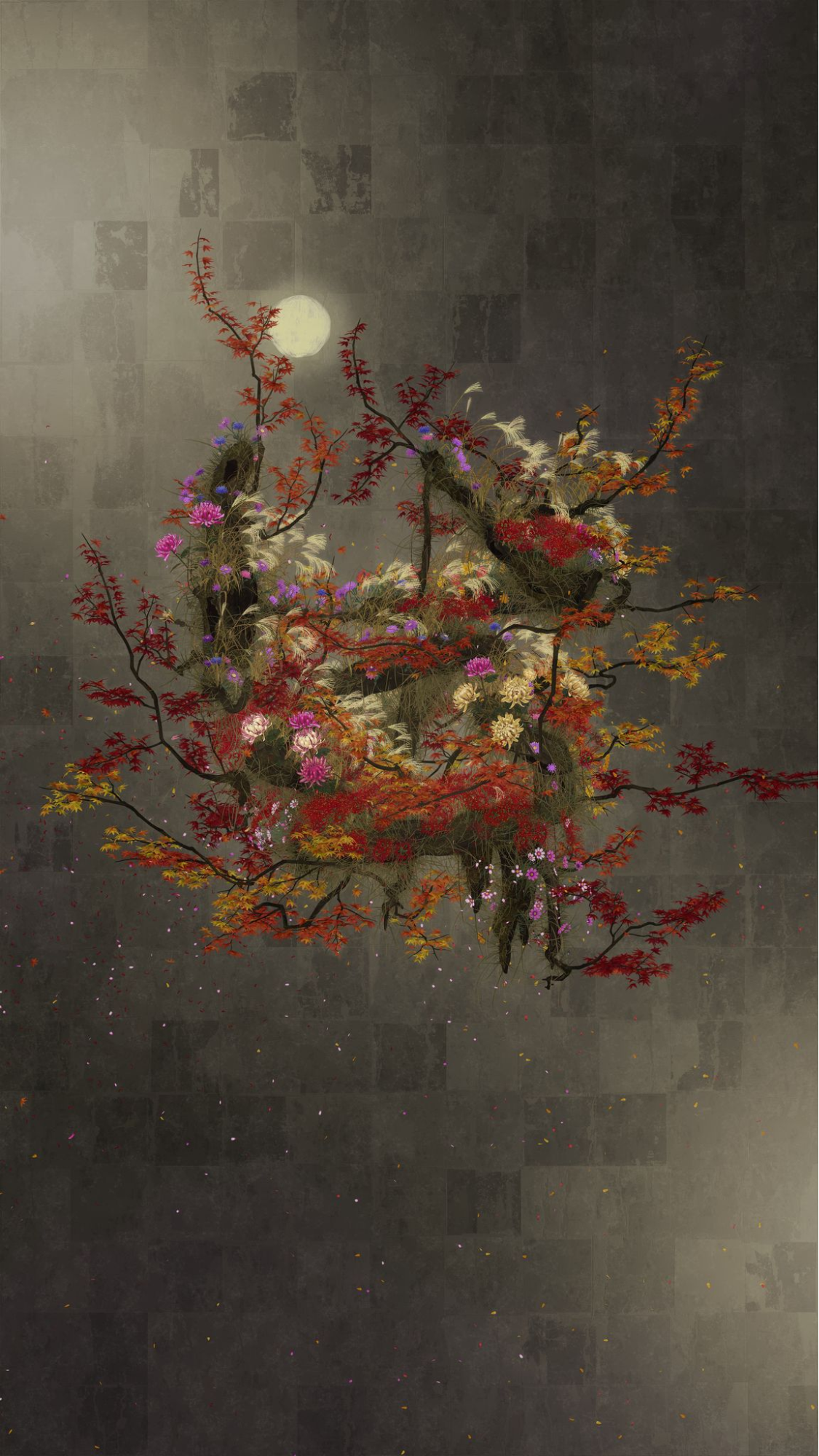 チームラボ《生命は生命の力で生きている II》© チームラボ　※参考画像、前期展示