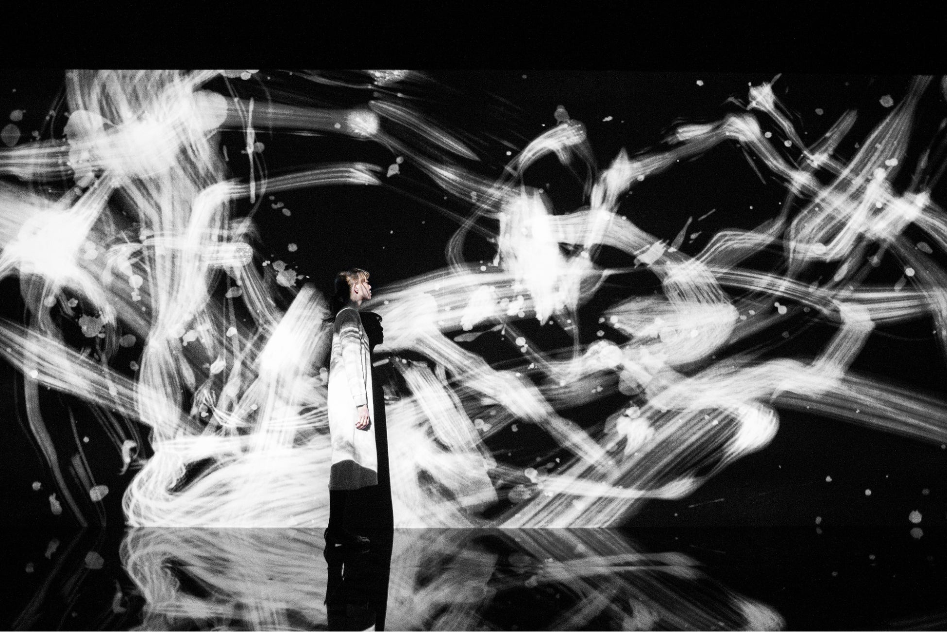 チームラボ《反転無分別 - Light in Dark》© チームラボ ※前期展示