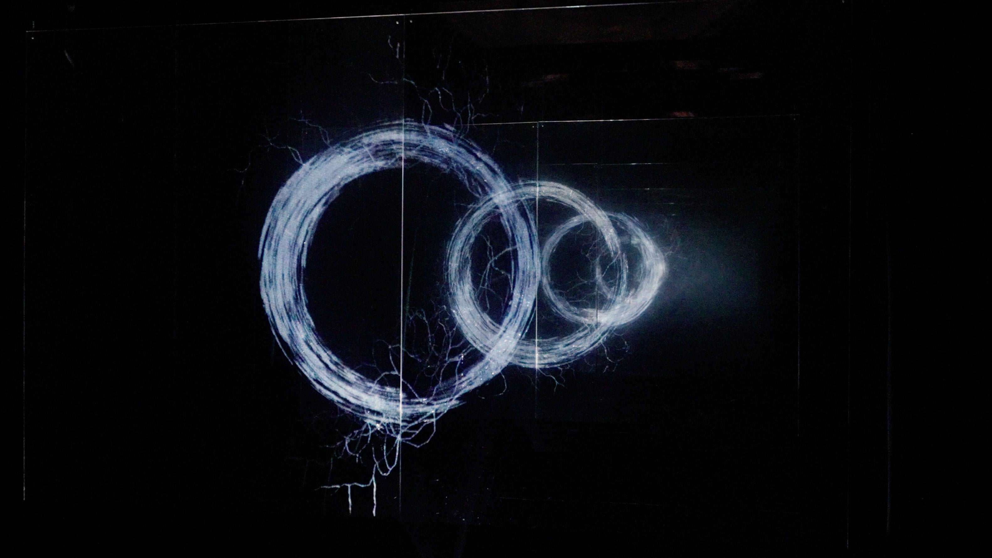 チームラボ《連続する円相》© チームラボ