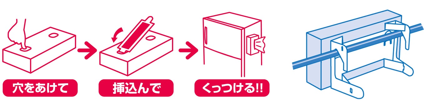 くっつくん使い方 かけるくん