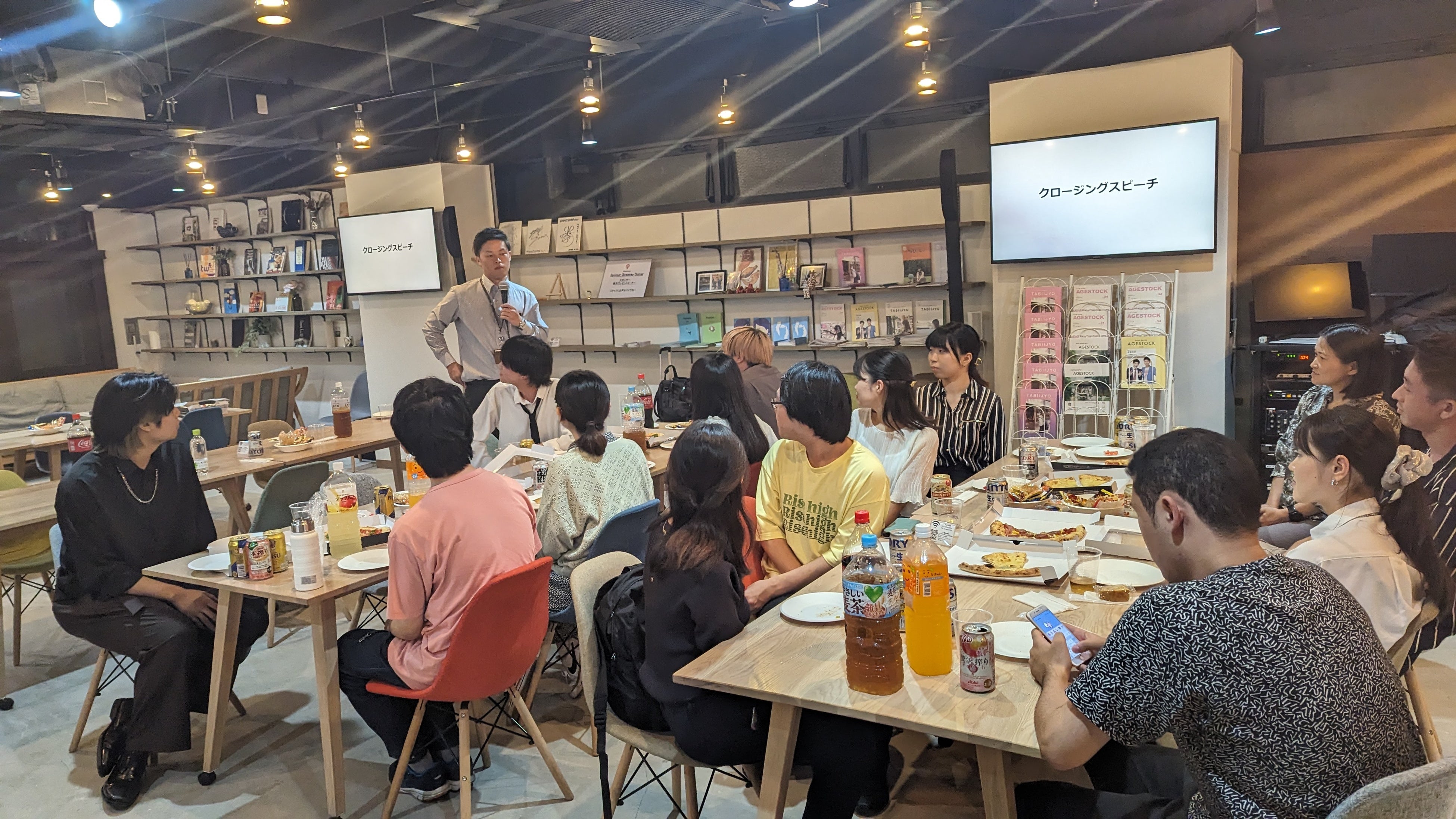 クロージングスピーチの様子①