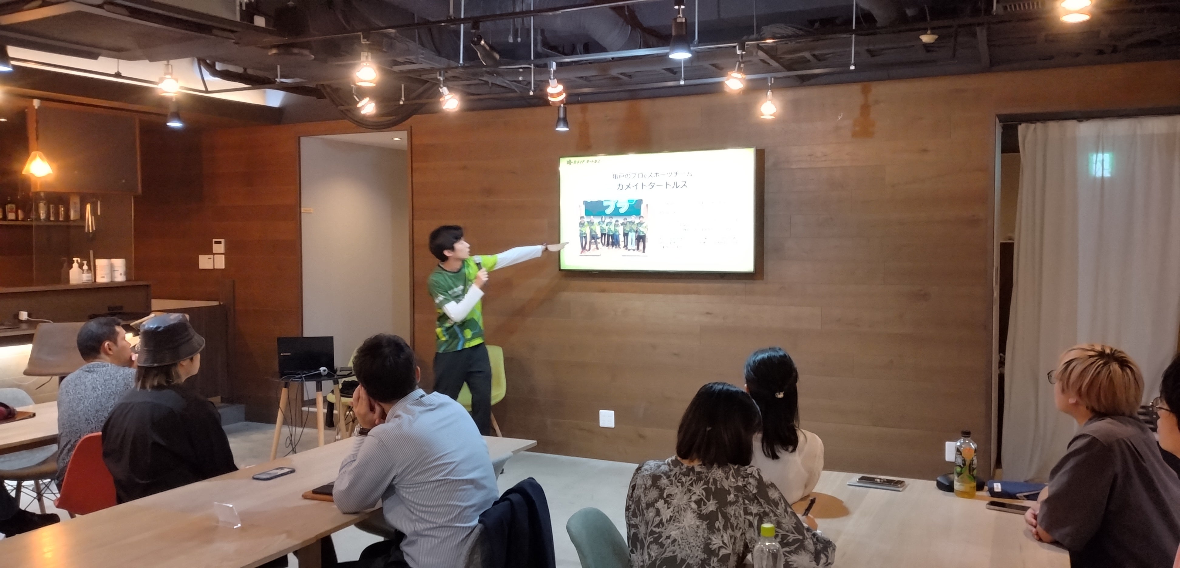 学生ピッチの様子①