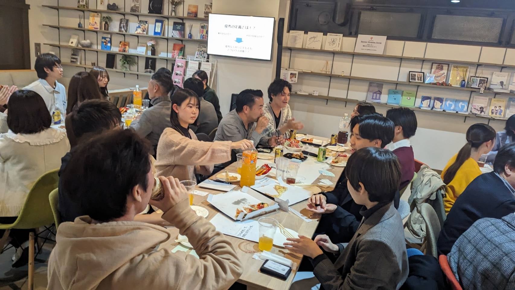 交流会の様子①