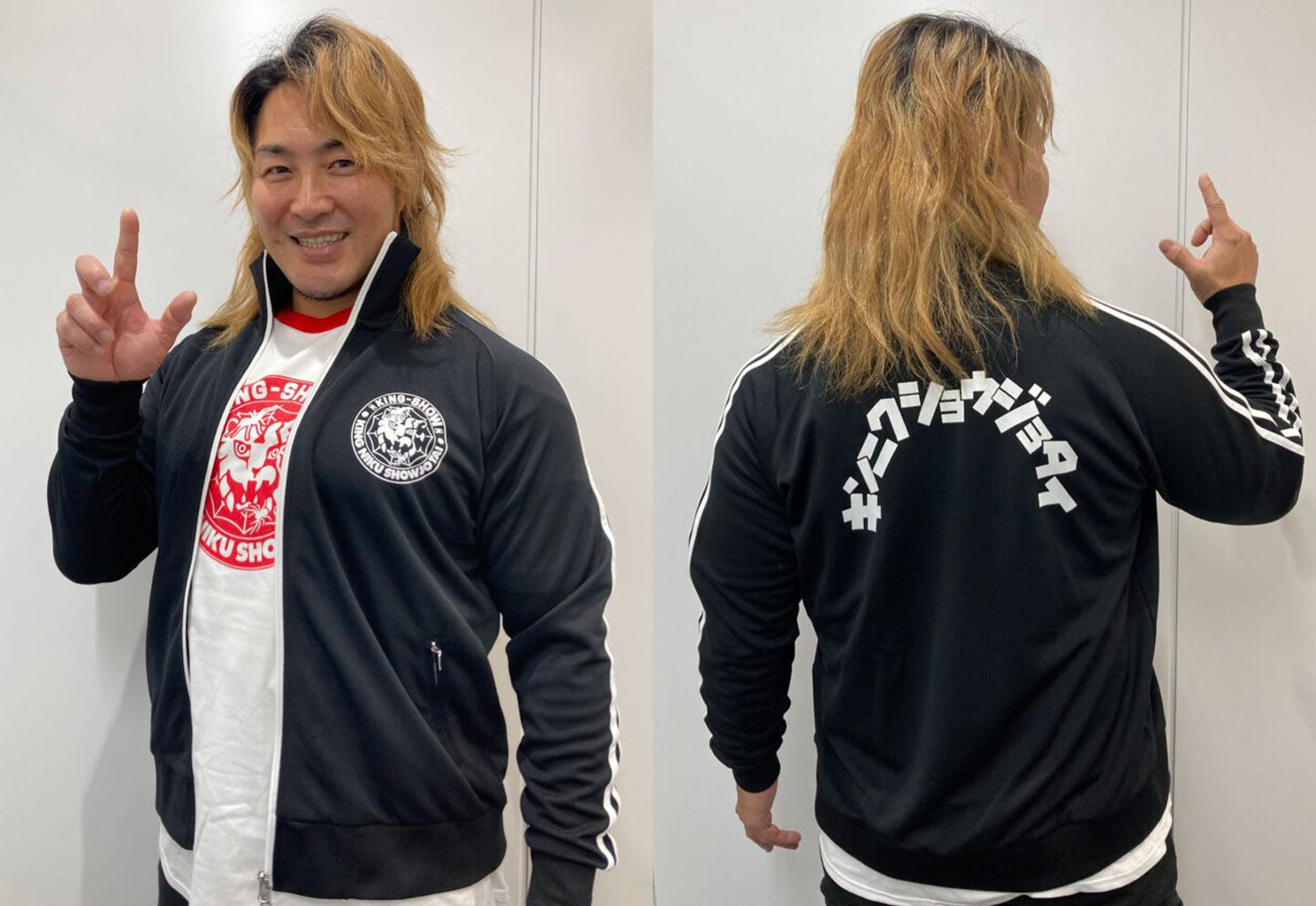 完売品 筋肉少女帯×新日本プロレス コラボ ジャージ ブラック Lサイズ 完売品 筋肉少女帯×新日本プロレス コラボ ジャージ ブラック L