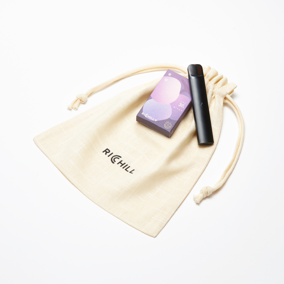スターターキット（デバイス＆CBD Pod「葡萄」※ヘンプバックノベルティー付き）