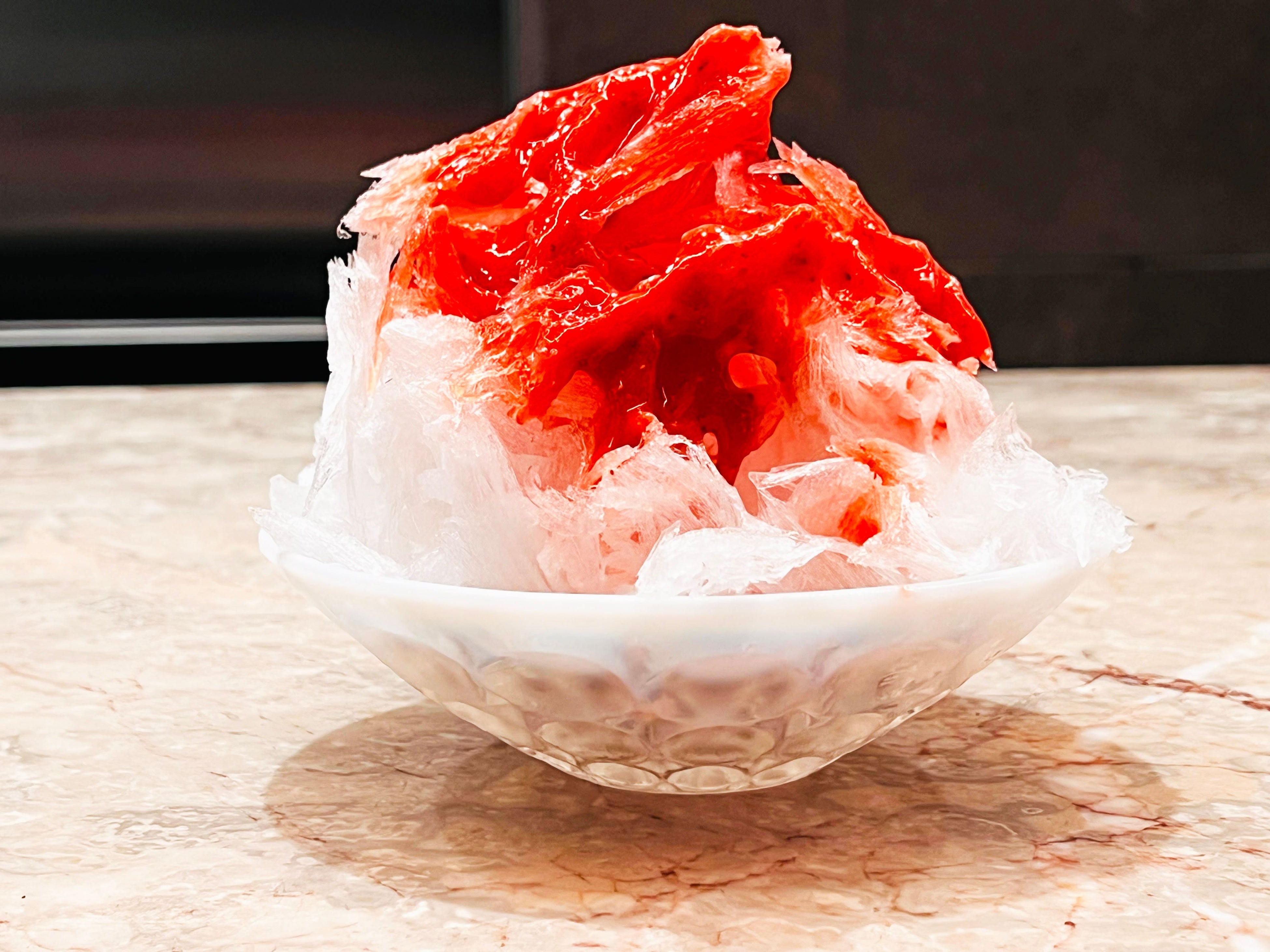 インフィニート ヒロ「日光四代目氷屋徳次郎 天然氷かき氷 シェフお気に入り！仏産イチゴソース」（1,200円）