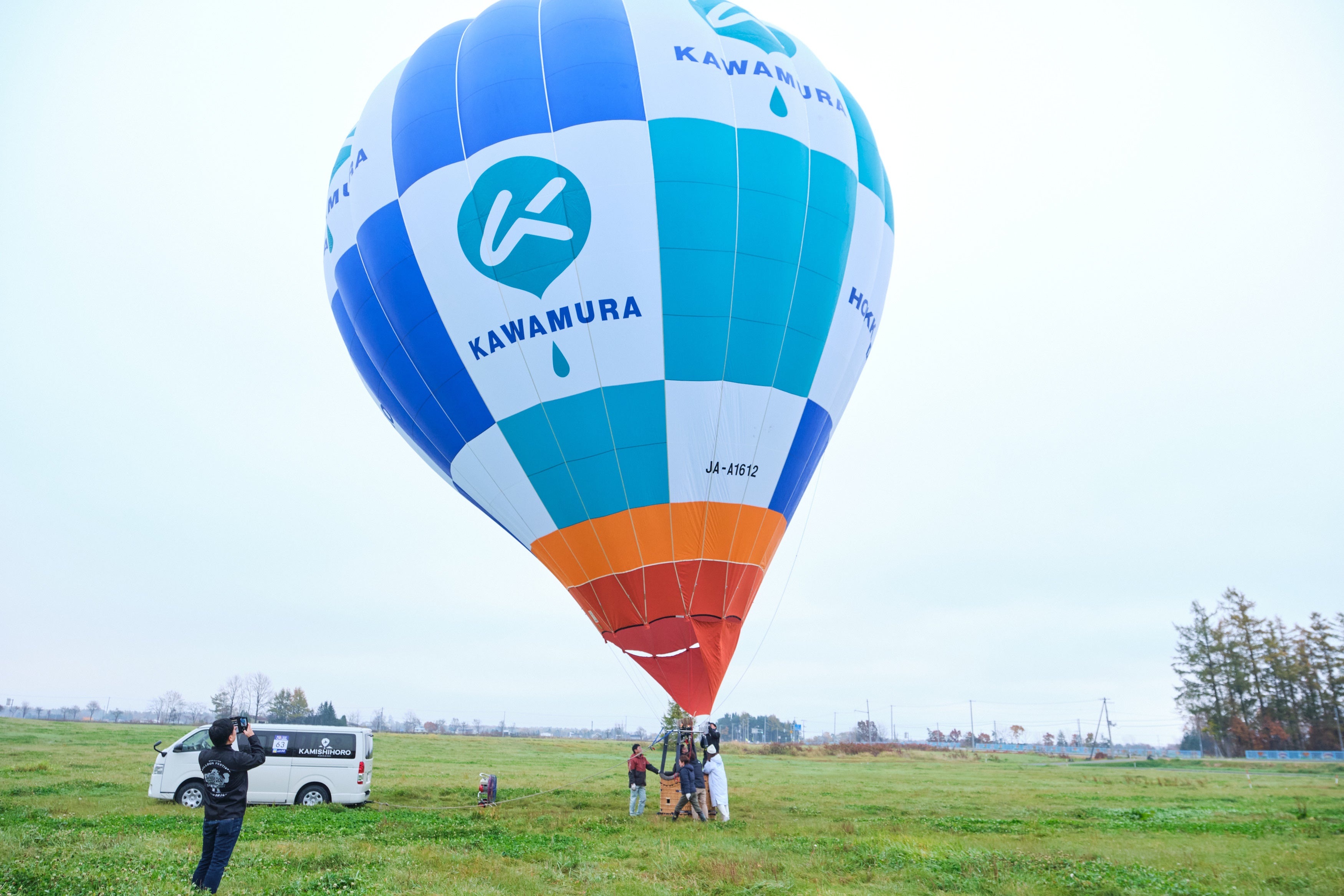 熱気球のプライベートフライト