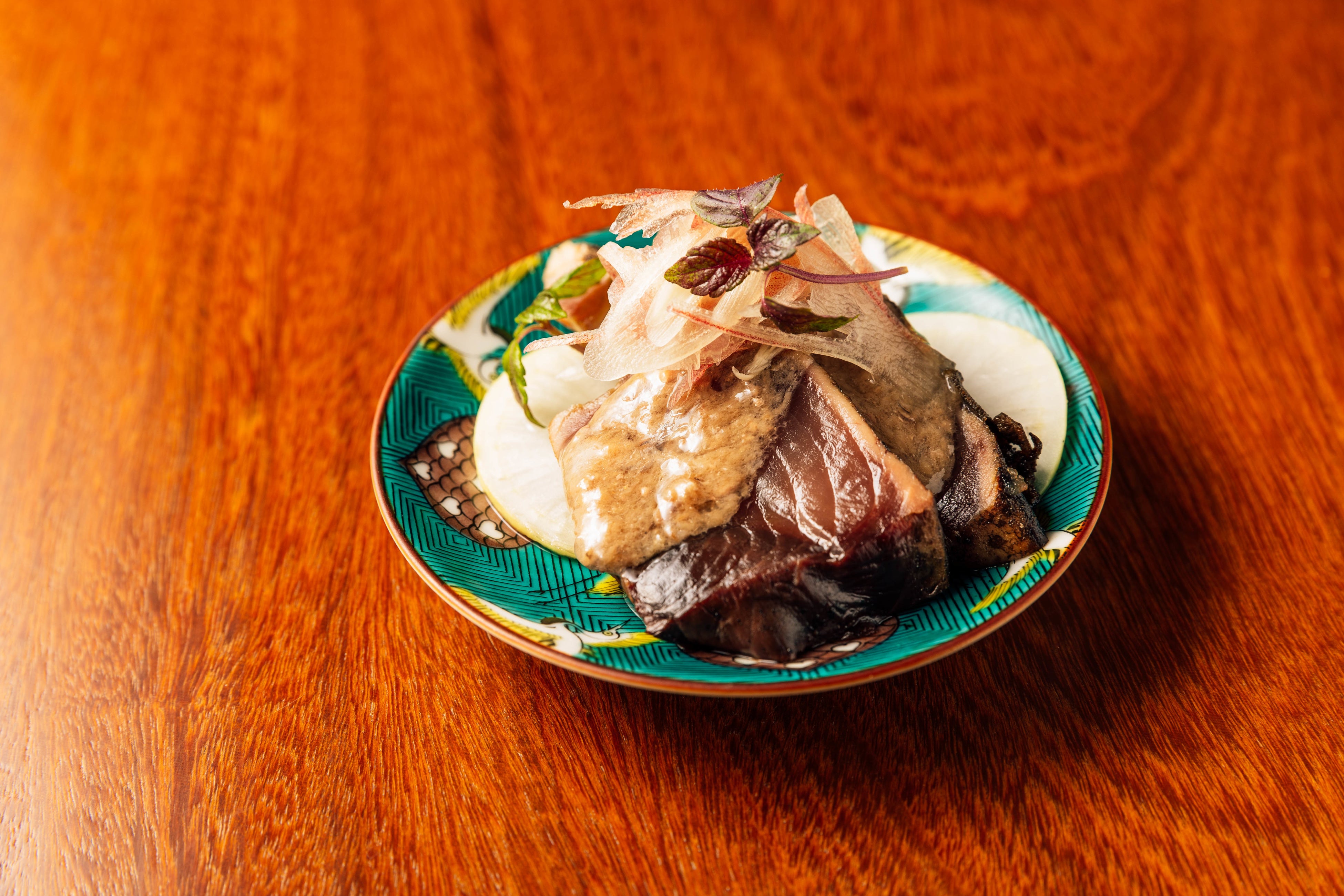 【Depot】「藁焼き龍馬タタキ ゆず果汁のアンチョビソース」