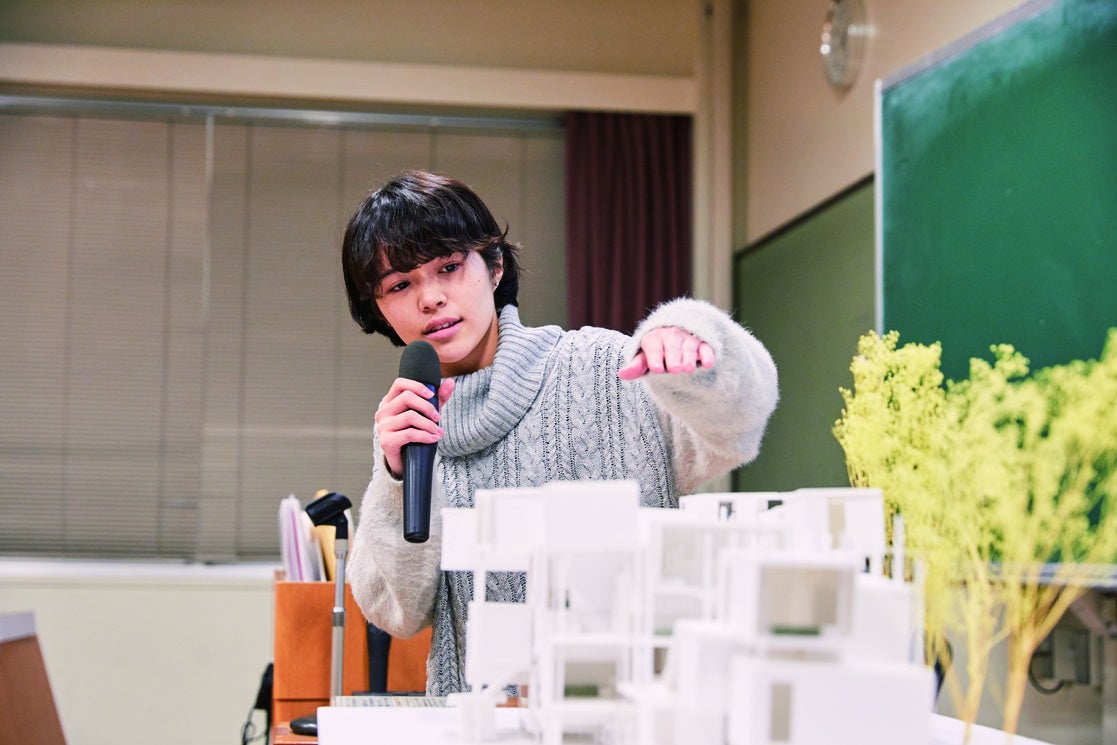 建築デザイン学部（仮称）の学部企画では、学生目線で学部の魅力をお伝えします