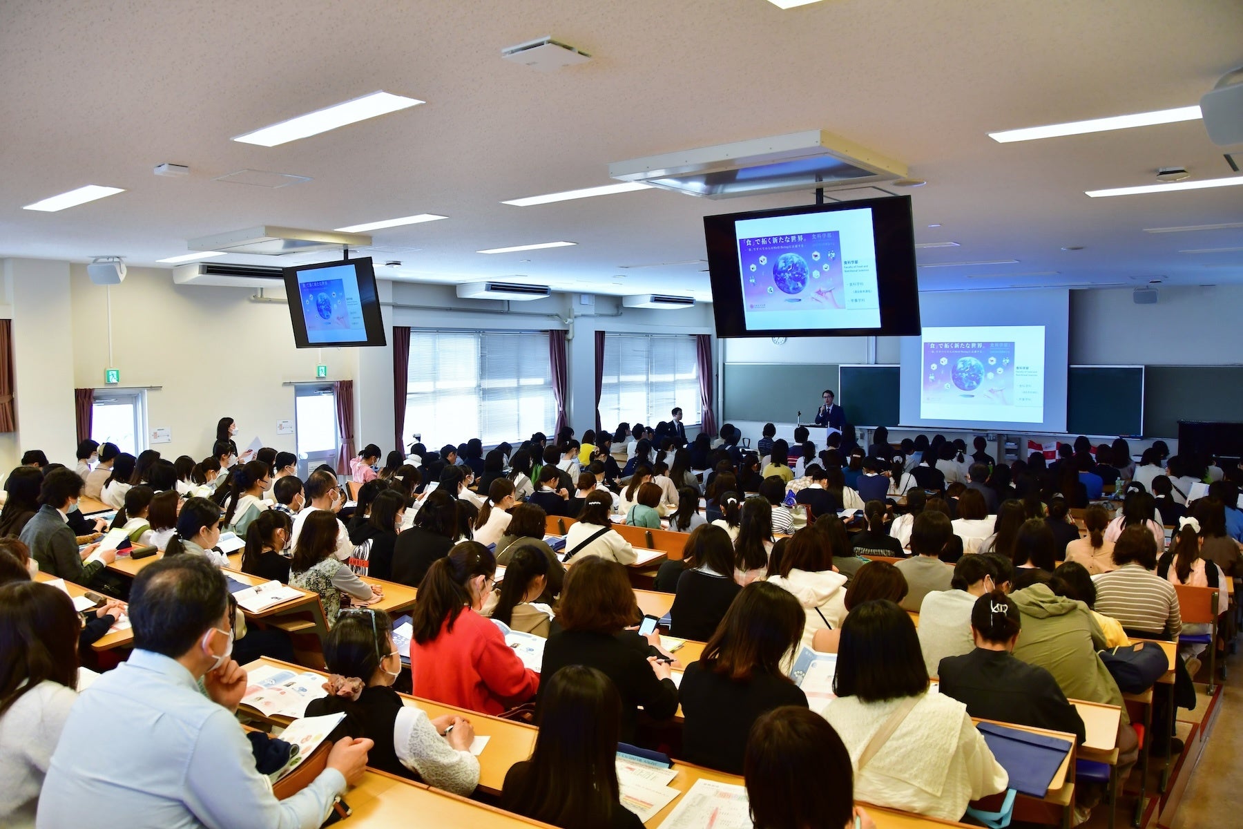 2025年度に開設予定である 食科学部(仮称)の説明会を実施