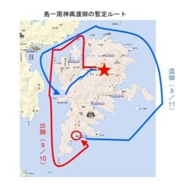 神輿渡御ルート