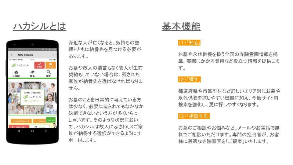 ハカシルの説明