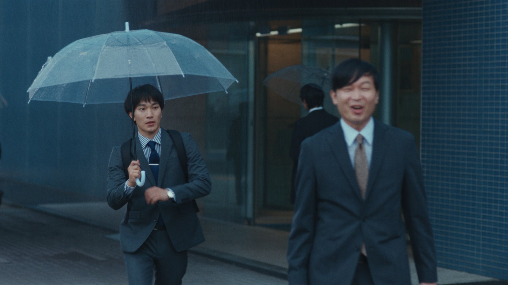 2　ボク「結構降ってますよ」山田さん「いいのいいの！」