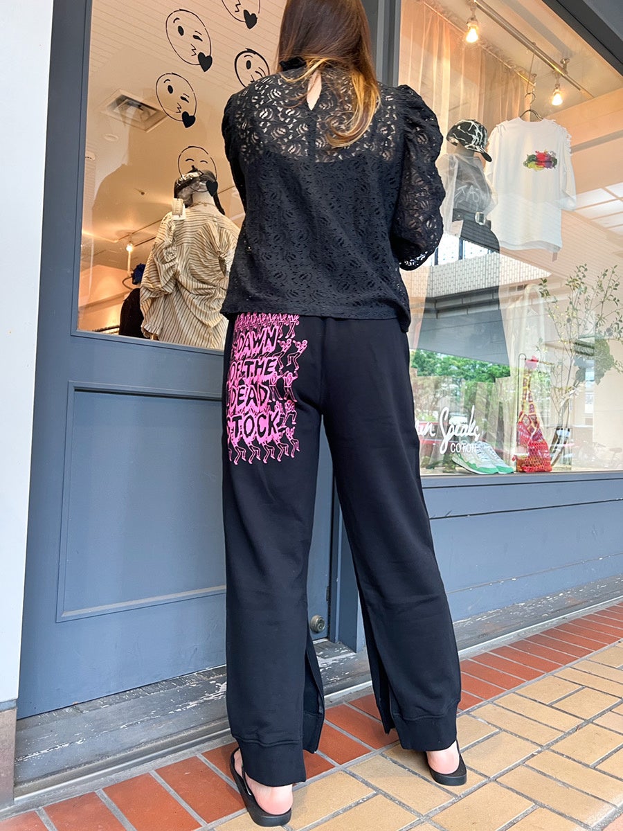 ヒッププリントのスウェットパンツ