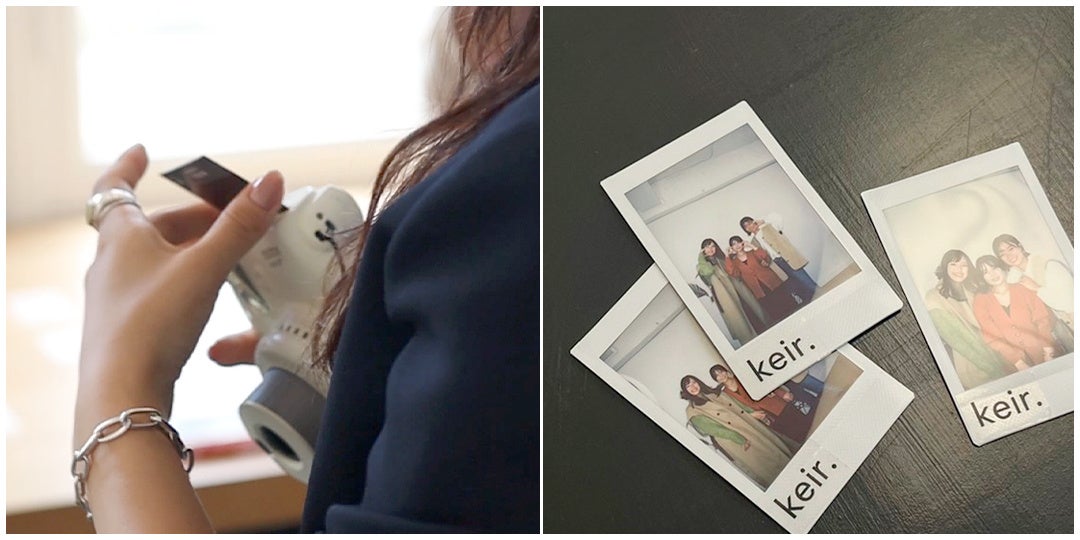 インスタントカメラで撮った写真がお土産