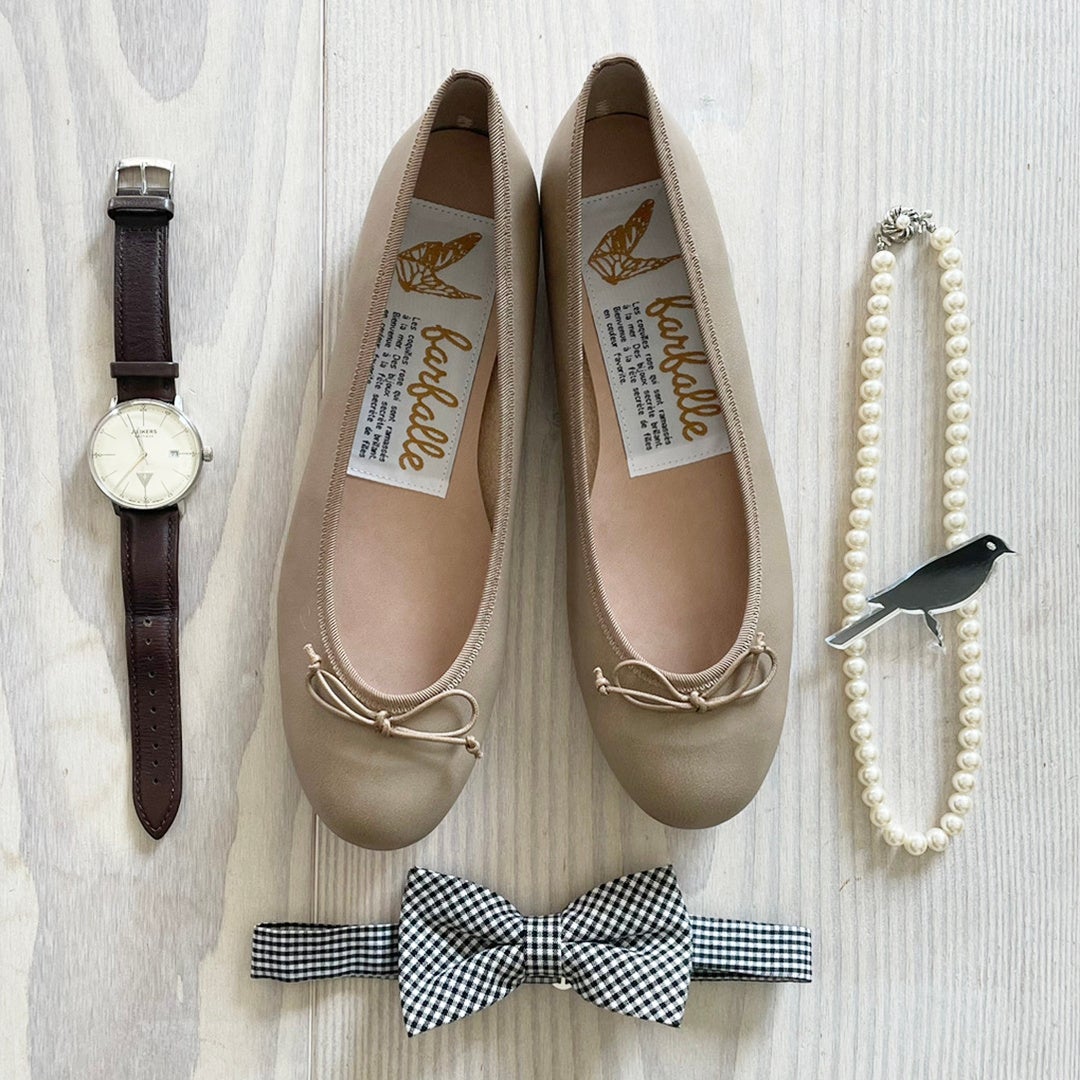 グッドガール風に履ける【ファルファーレ】のバレエスムース