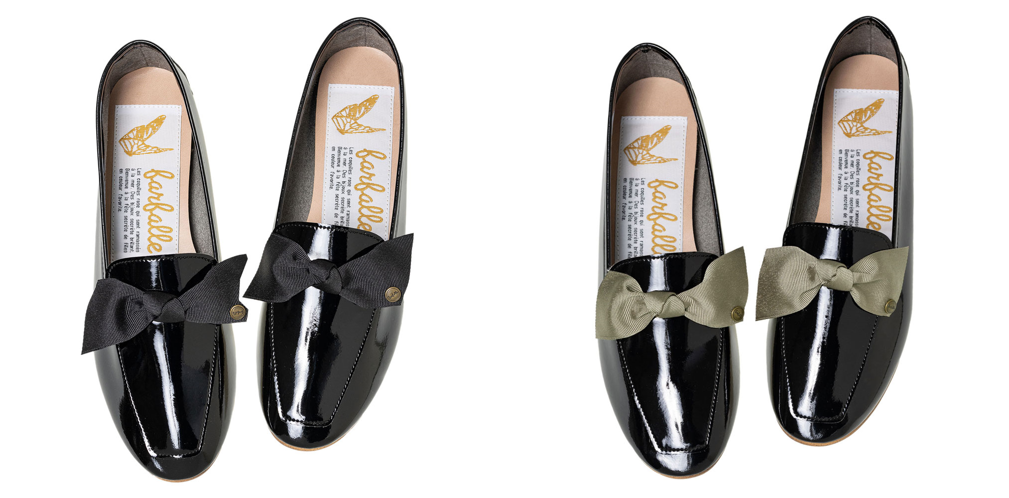 【ファルファーレ】の数量限定シューズジェニー＜ブラック／カーキ＞