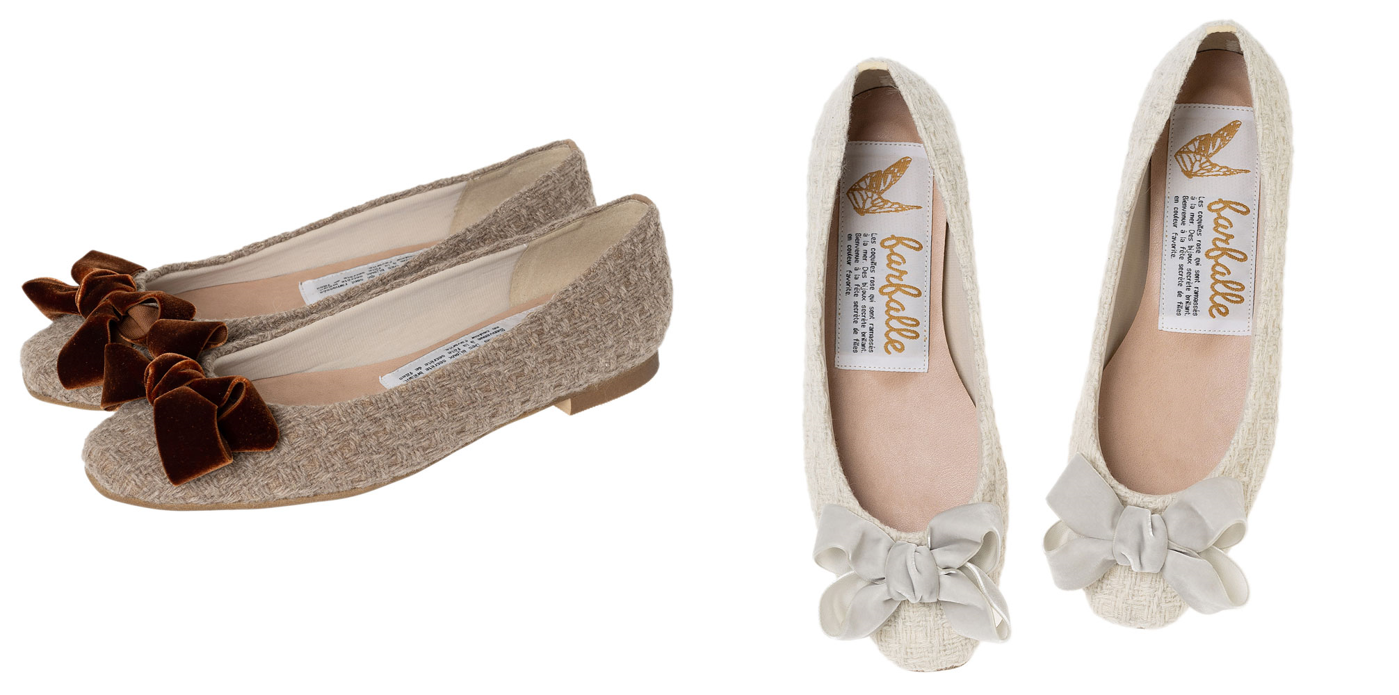 【ファルファーレ】シャルル（写真左：ブラウン、右：アイボリー）