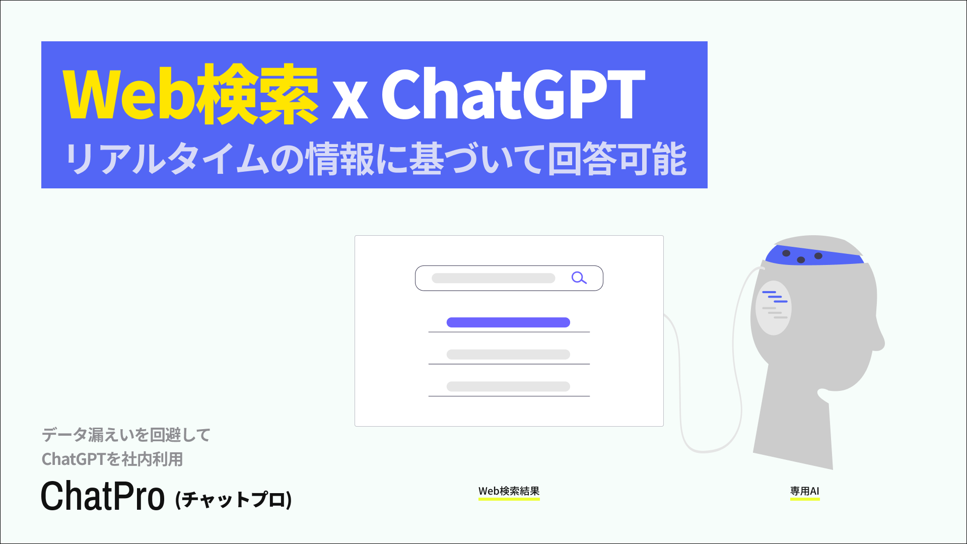 ChatGPT Web検索 法人向け ビジネスプラン