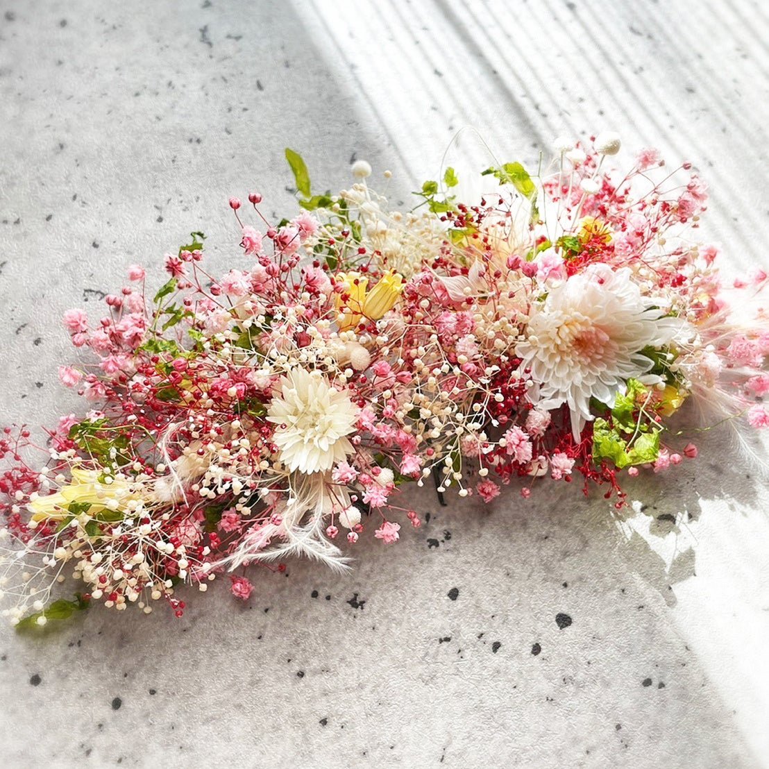 ドライフラワー髪飾り（一例）