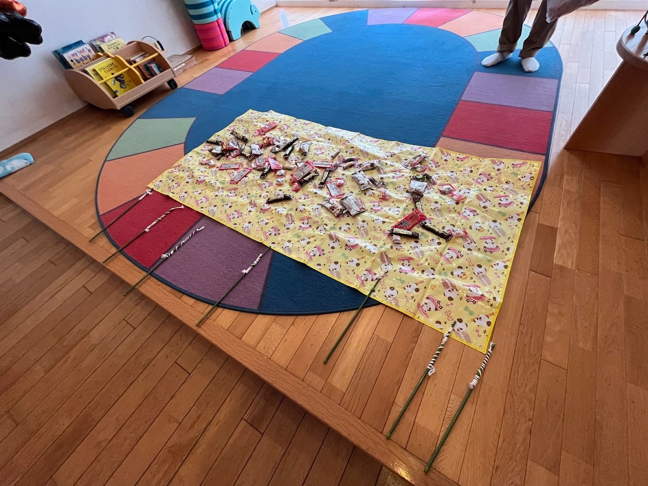 お菓子釣りゲーム