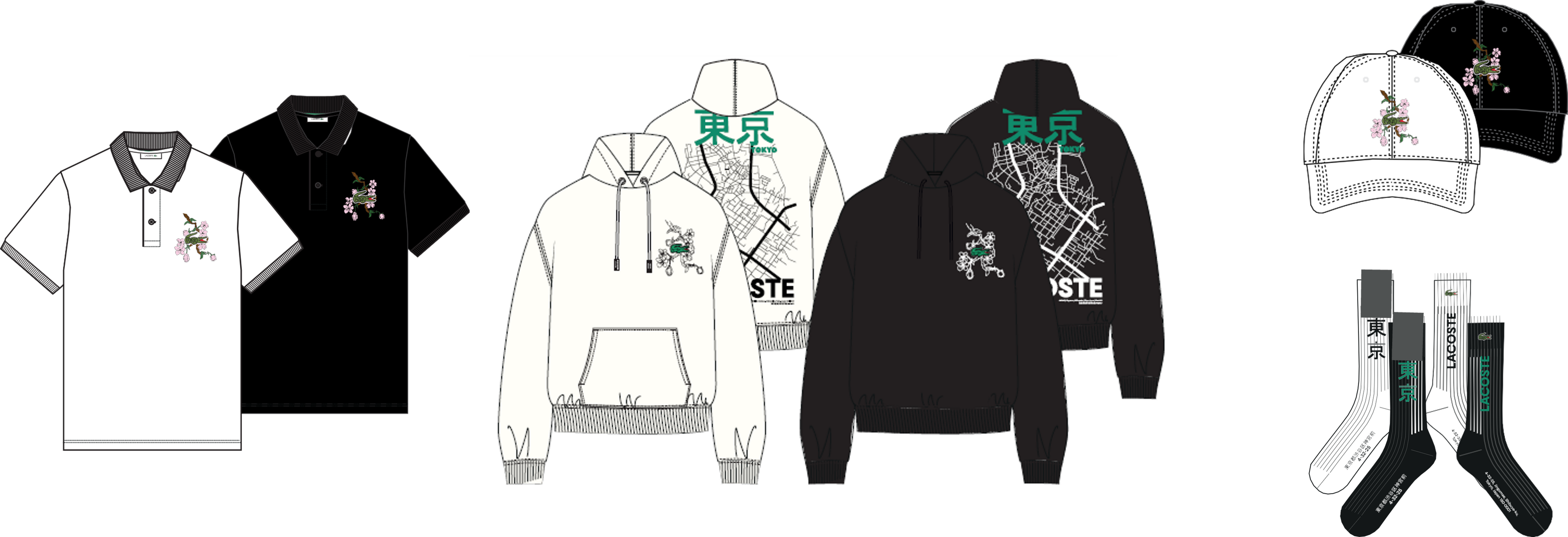 ブランド初”コネクト”をテーマにした新店舗「Lacoste Harajuku」が