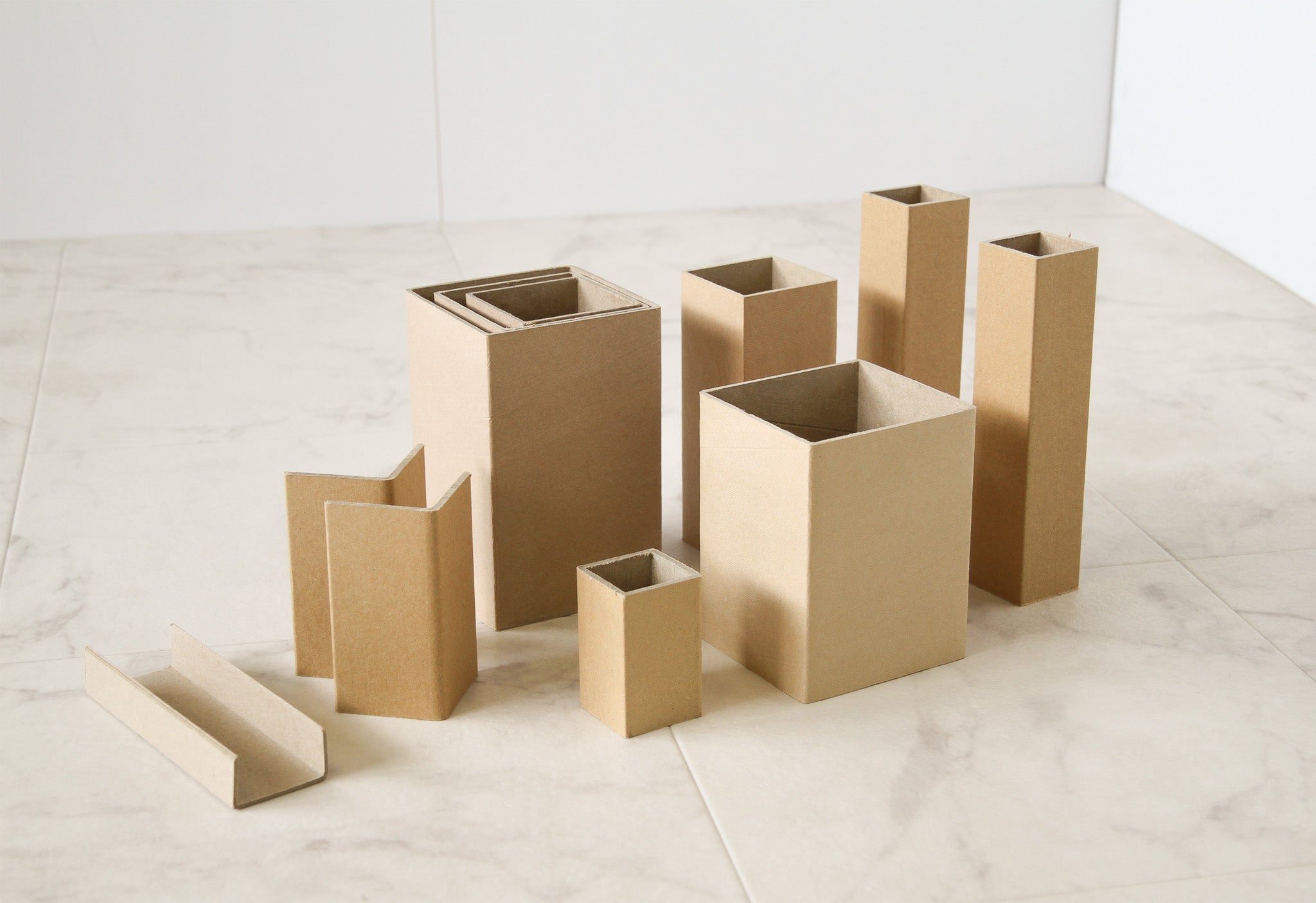 角紙管 リニアチャンネル（コの字） アングル（L字）