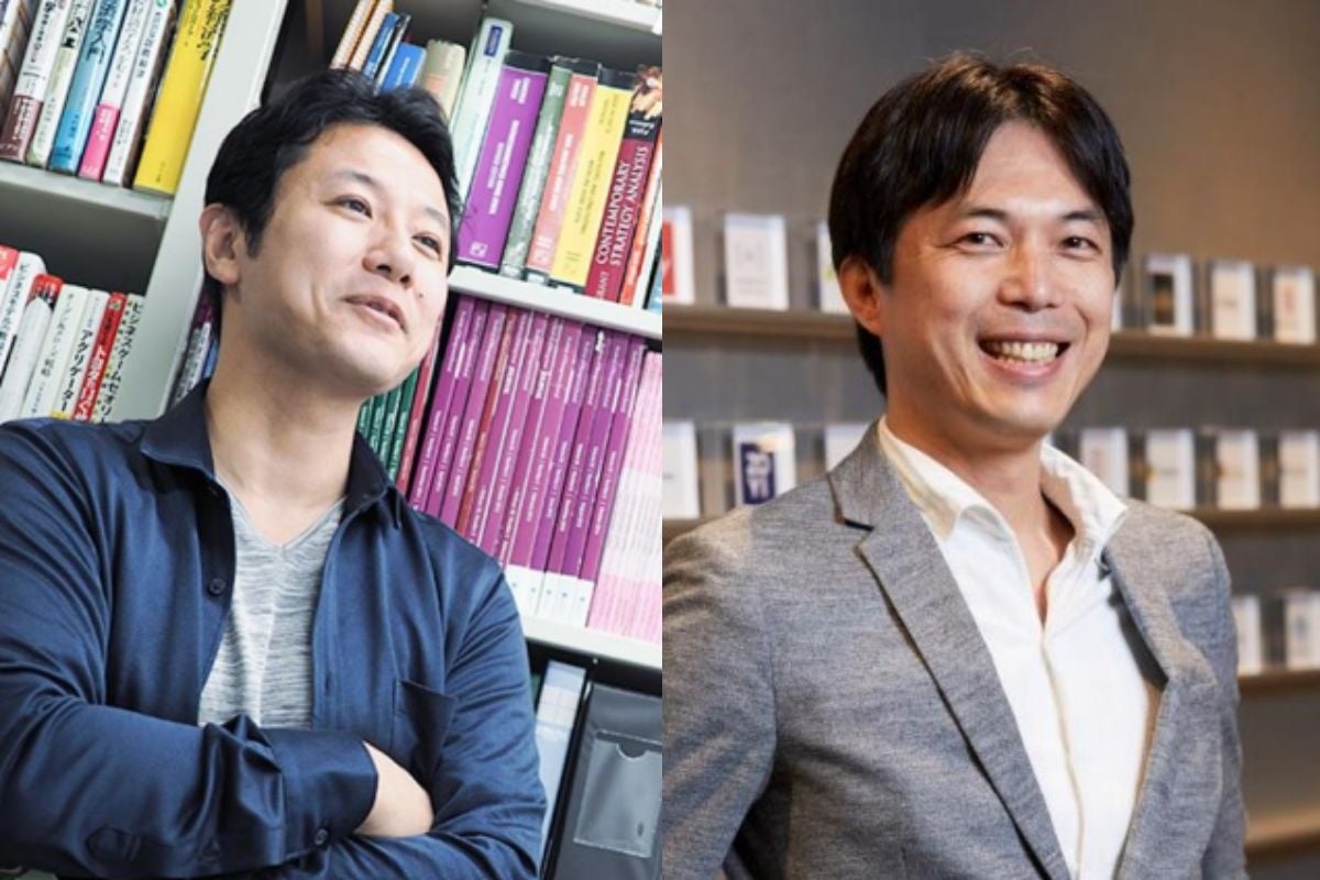 左から）入山章栄、清水俊宏