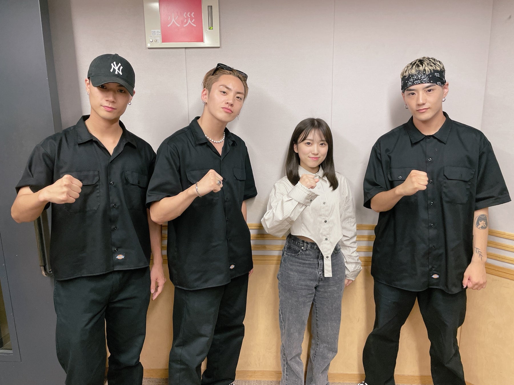 左から)宇原雄飛、古嶋滝、矢吹奈子、NOSUKE