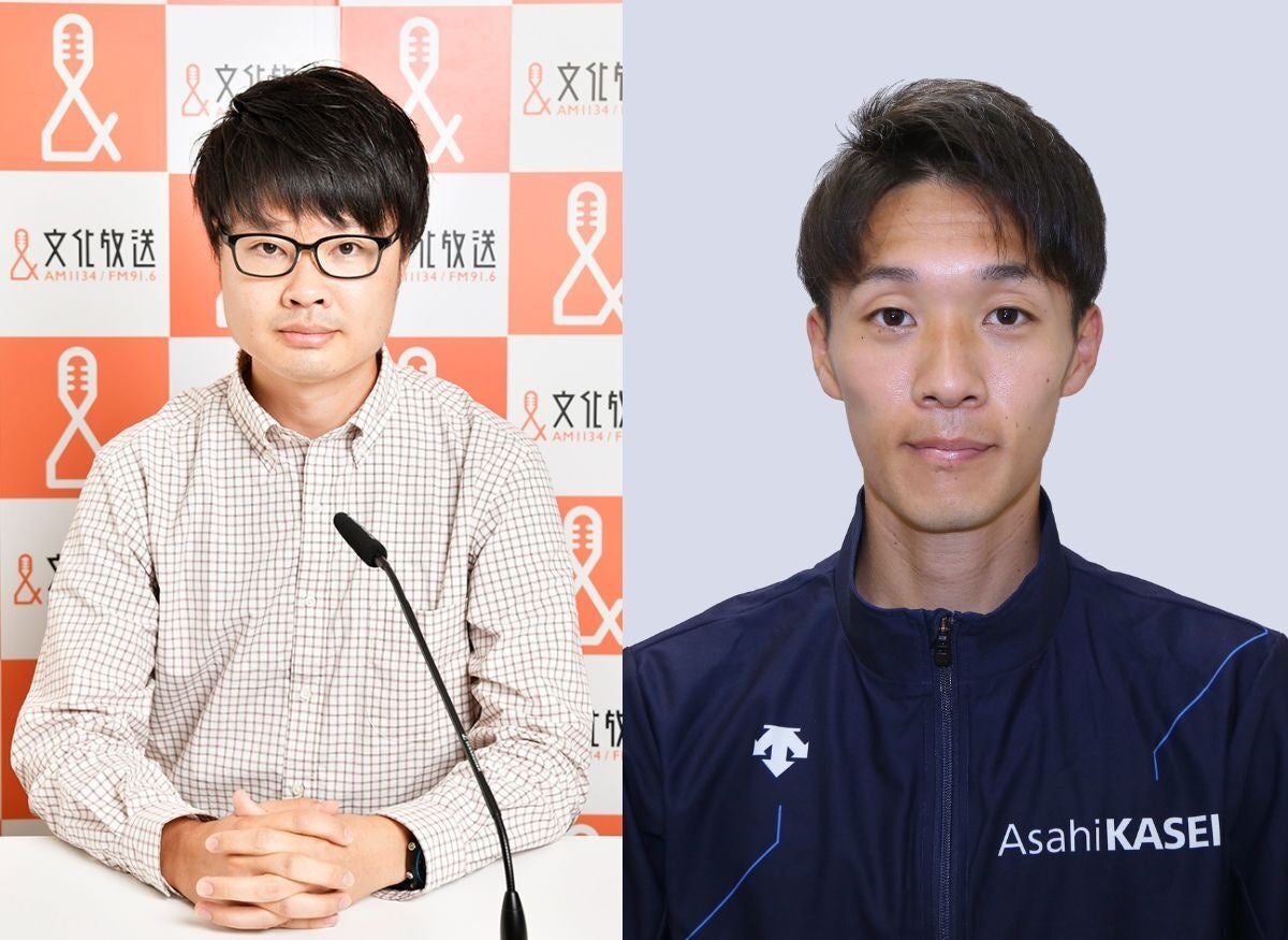 左から）柏原竜二、土方英和選手