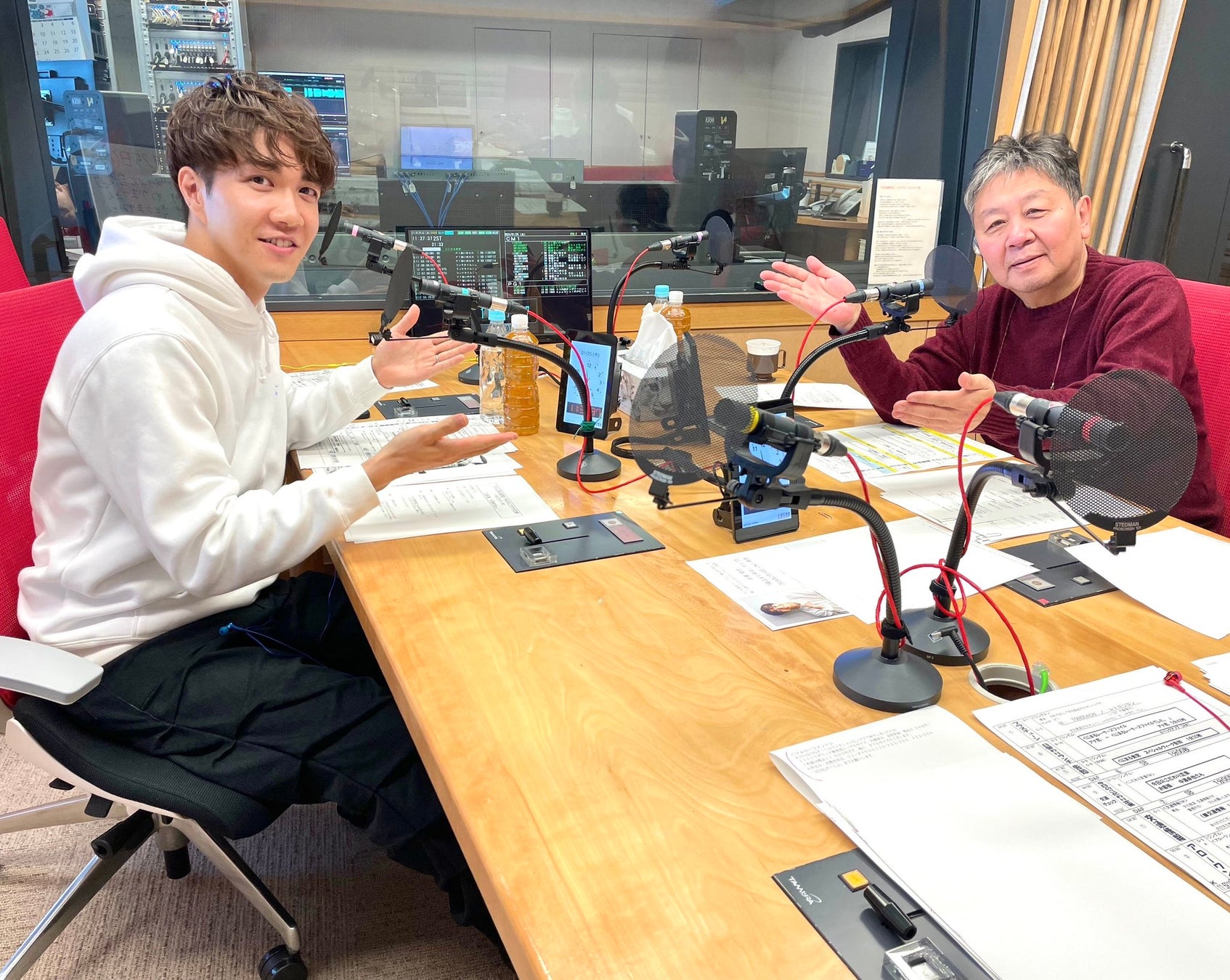 左から)中澤卓也、野村邦丸