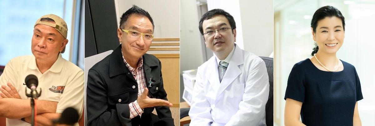 左から）えのきどいちろう、鎌田俊哉、和田秀樹、山岡朝子