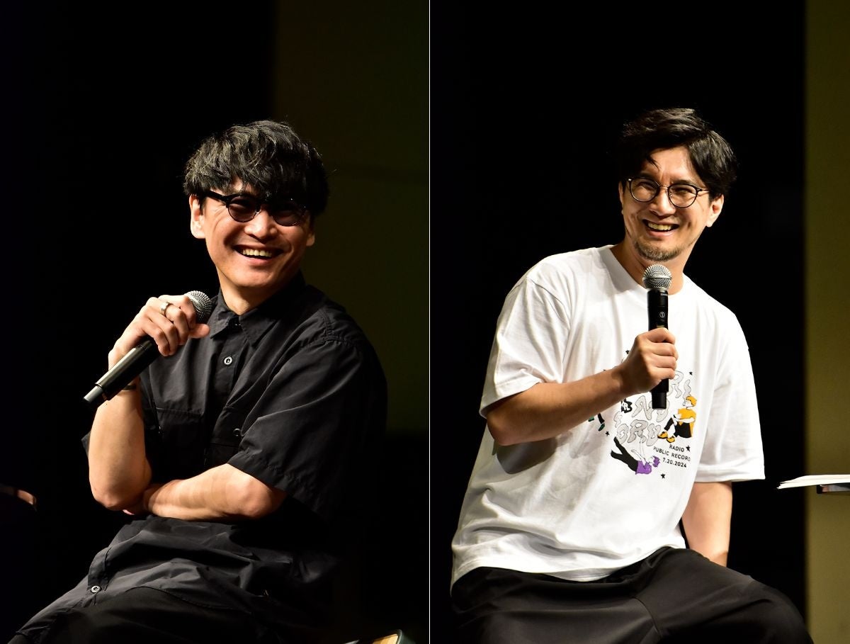 左から)サカナクション・山口一郎、三人称・鉄塔