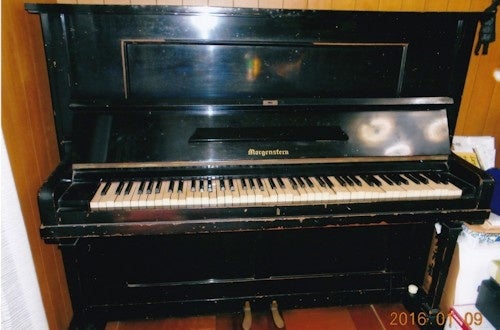 調律師で、被爆二世でもある広島在住の矢川光則さんが保管・管理する「被爆ピアノ」