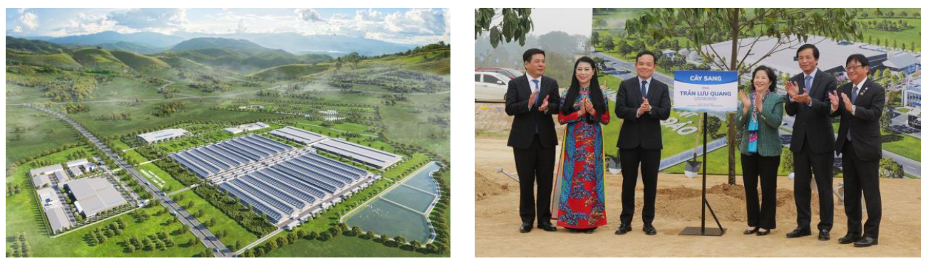 【完成予想図および起工式の様子】（※2）