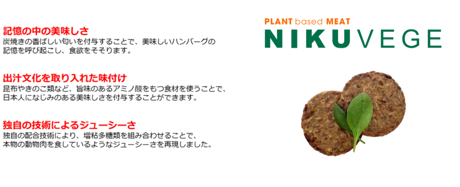 【「NIKUVEGE」の特徴・ロゴ・イメージ】