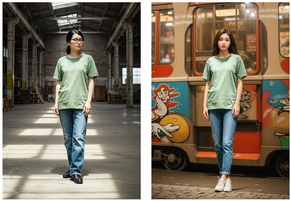 売れるAIアパレル試着の機能画像