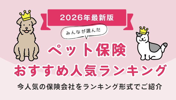 【ペット保険ランキング】2026年10月最新版｜実際の申込数から見る人気TOP5を発表