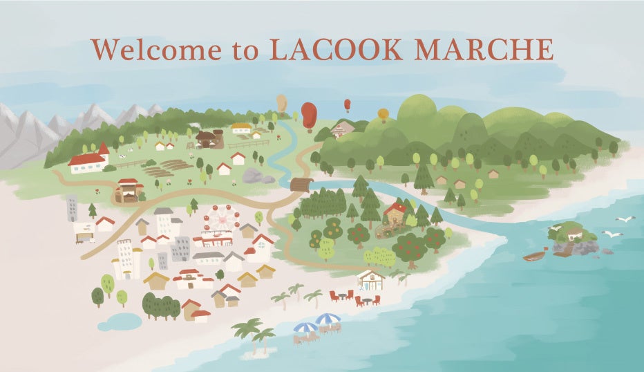 「食べる幸せは いつだって優しい」Love to eat,LACOOK MARCHE