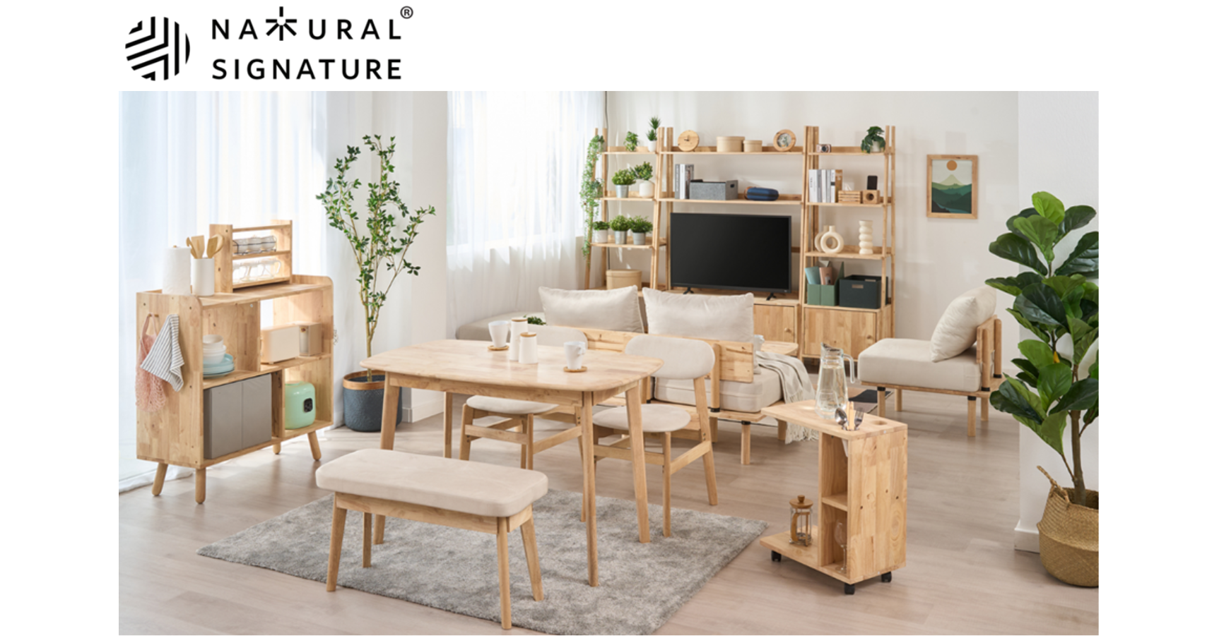 ニトリ】天然木が美しい家具新シリーズ『NATURAL SIGNATUREⓇ』新作
