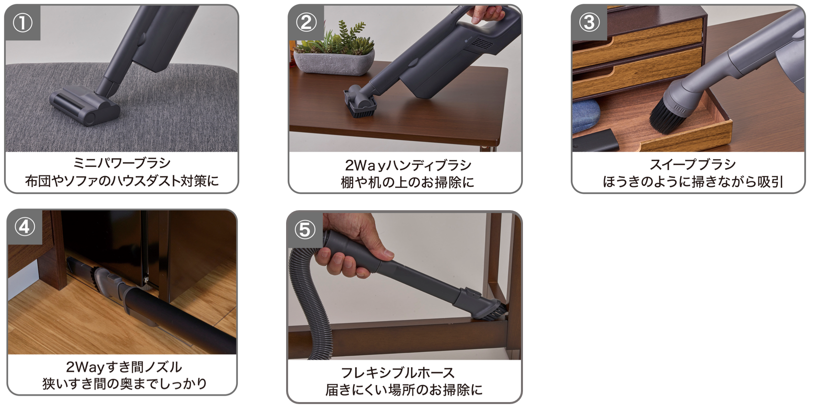 ニトリ】見逃していたゴミが見える、取れる、LEDライト搭載！軽量1.1