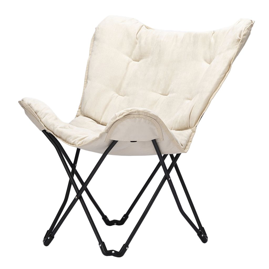 れもん 様専用ニトリ　バタフライチェア ニトリアウトドアの代名詞！ハイバックのバタフライチェアとオットマン