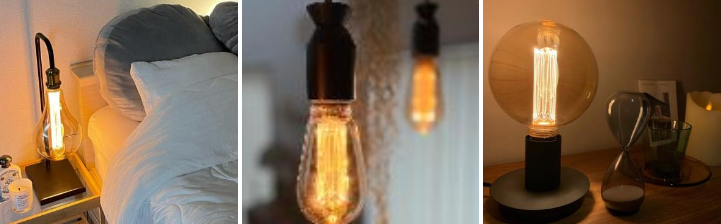 アンティーク調　ライト　電球付き ニトリ】優しい灯りでお部屋を彩る。LED電球型アンティーク調ライトに