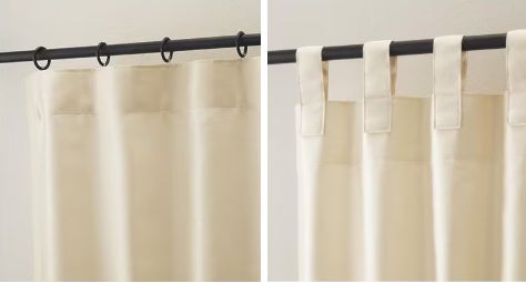 (左図)フラットスタイル (右図)タブスタイル