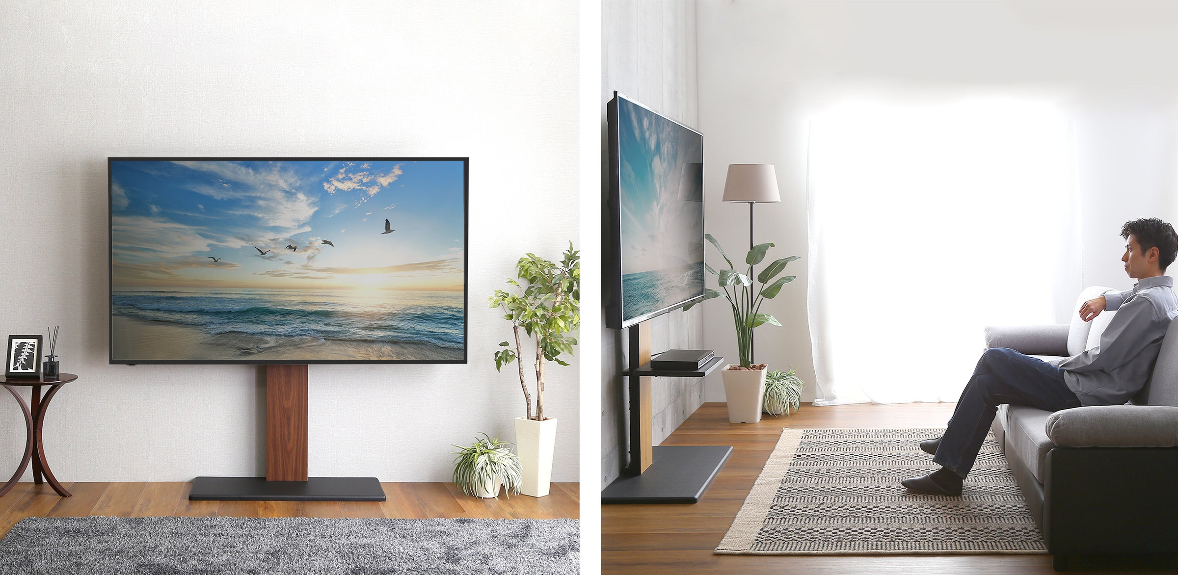 ニトリ】最大100インチテレビまで対応のテレビスタンド2商品が新登場 ニトリ】最大100インチテレビまで対応のテレビスタンド2商品が新登場